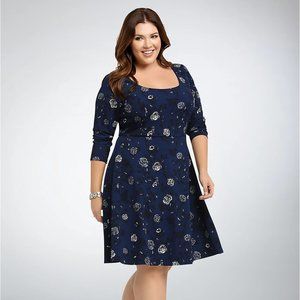 Torrid Textured Skater Dress